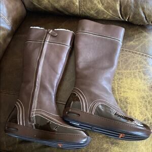 Cole Haan Nike Air 5.5B brown waterproof boots